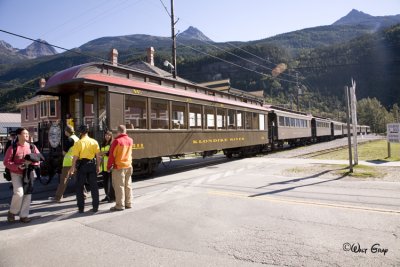 Rail Car Near Station