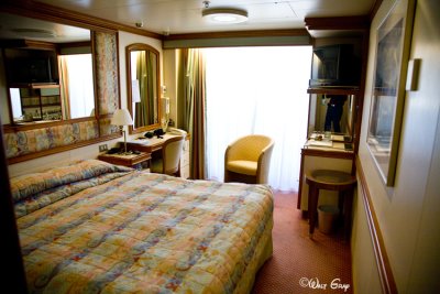 Our Cabin,  Showing Sliding Doors to Balcony