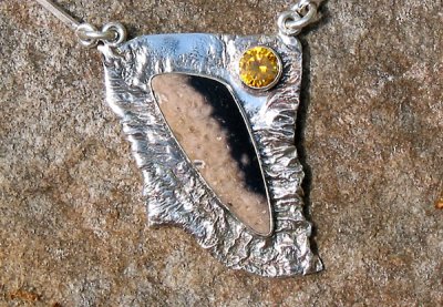 Reticulated Pendant Closeup
