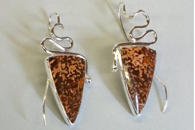 Spider Jasper Earrings