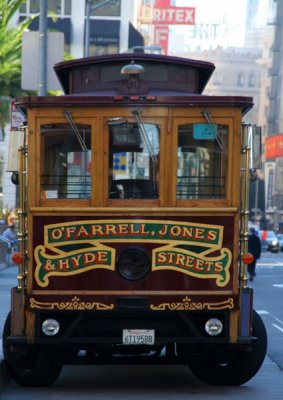 Cable car, San Francisco, California