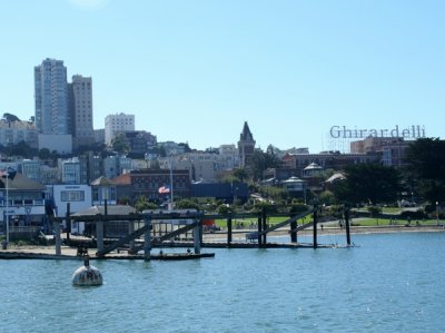 City view from Fishermans Wharf, San Francisco, California