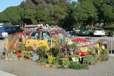 Decorated car, Sausalito, California