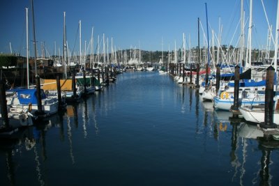 Sausalito harbor, California