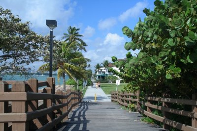 Walking path, Miami beach