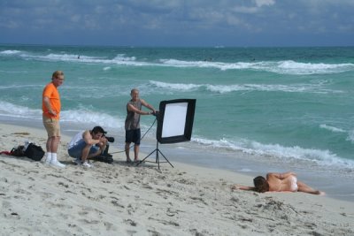 Photo shoot, Miami beach