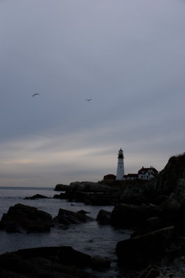 DSC00001v.jpg SERENITY happy new year... see a Panorama... portland head light maine lighthouses donald verger