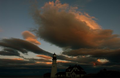 DSC04013 LAST LIGHT AT PORTLAND HEAD LIGHT