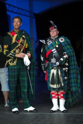 Massed pipes and drums