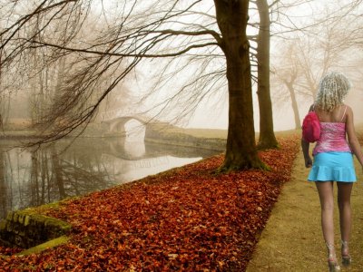 A stroll in the park.