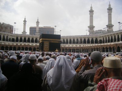 The friday prayer in the haram.