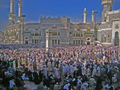 The courtyard,the haram mosque,Mecca