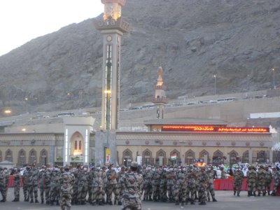 Masjid el kheif in Mina,various prophets prayed here.