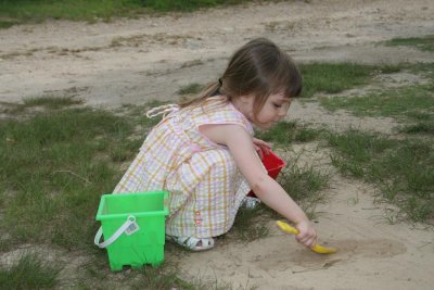 digging for gold (or sand)