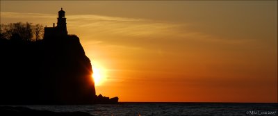 A beautiful early morning sunrise at Split Rock Lighthouse.