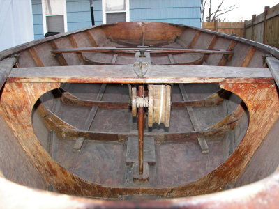 Looking at the stern