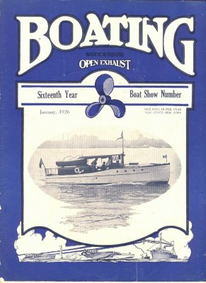 Boating - JanUARY 1926