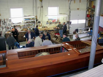 The Miss St. Lawrence being spruced up for the 2007 season