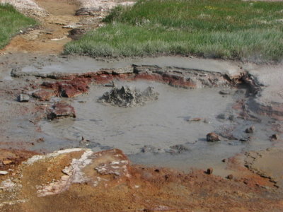 A mud spring