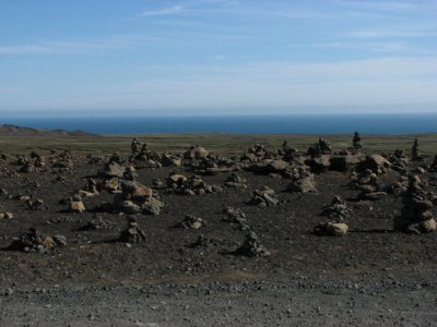 Sculptures close to Maelifell I