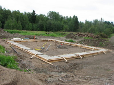 The first step of the foundation is laid