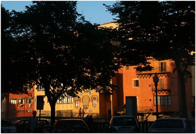 Girona facades