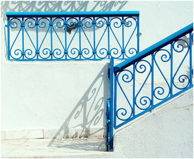 Sidi Bou Said stair railing