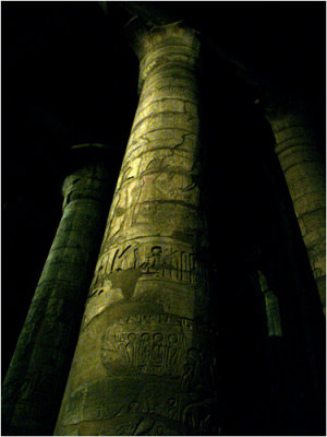 Karnak Temple by night