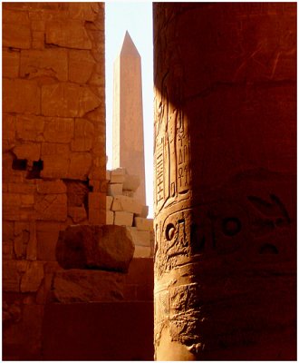 Column and obelisk