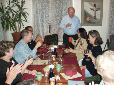 Dinner hosted by John and Susie