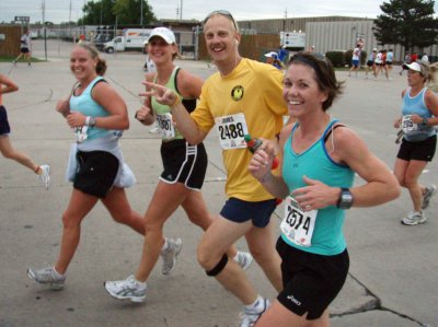Still feeling good at 5 miles