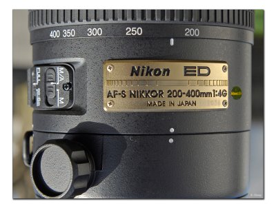 Nikkor 200-400mm f/4g ED-IF AF-S VR
