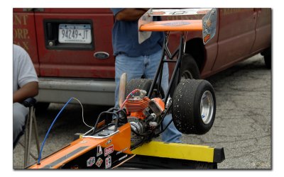 The winning dragster