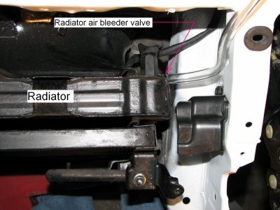 radiator air bleeder valve