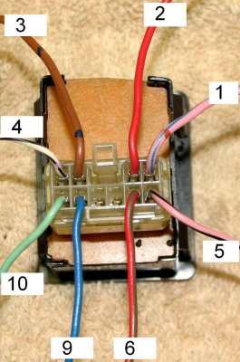 mirror control switch