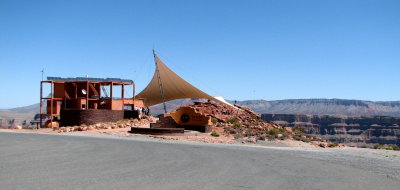 This structure at Guano Point serves meals