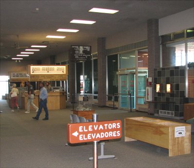 Inside the Visitor Center