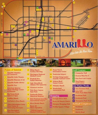map of Armarillo