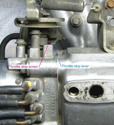 throttle body stop