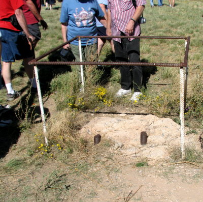 Remains of the tower foundation