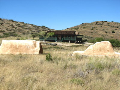 Ranger station in background