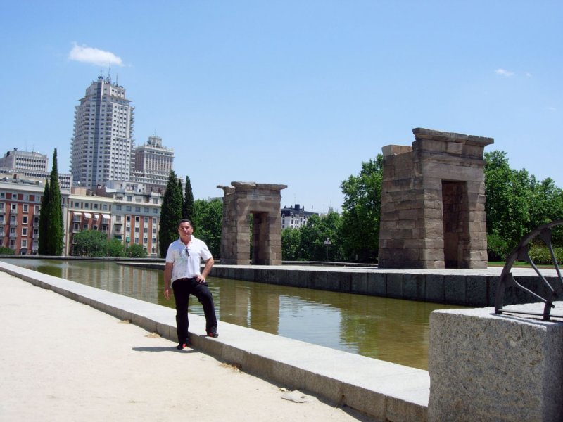   El Templo de Debod ,Madrid