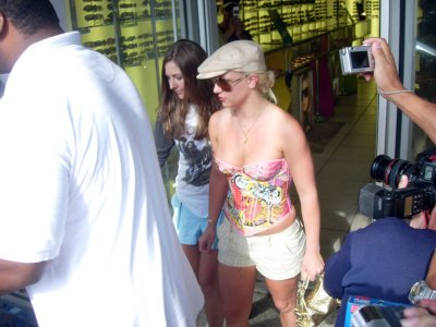 Britney Spears in south beach