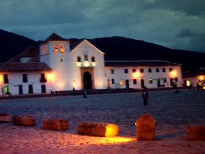 Villa de Leyva  De noche