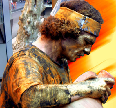 Estatua   humana