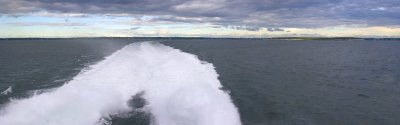 The Cat Ferry from Portland panorama