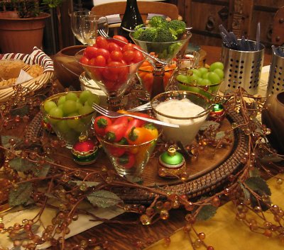 Colourful table