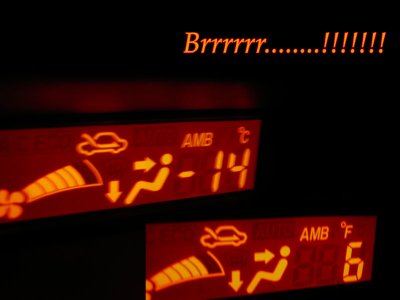 COLD out tonight!.....