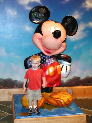 Peyton and fake mickey