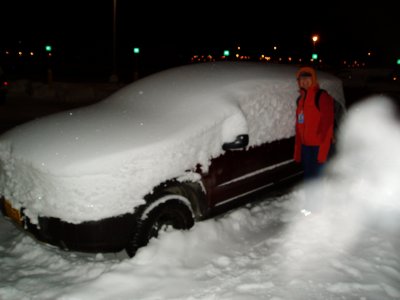 Anchorage Parking at ten below